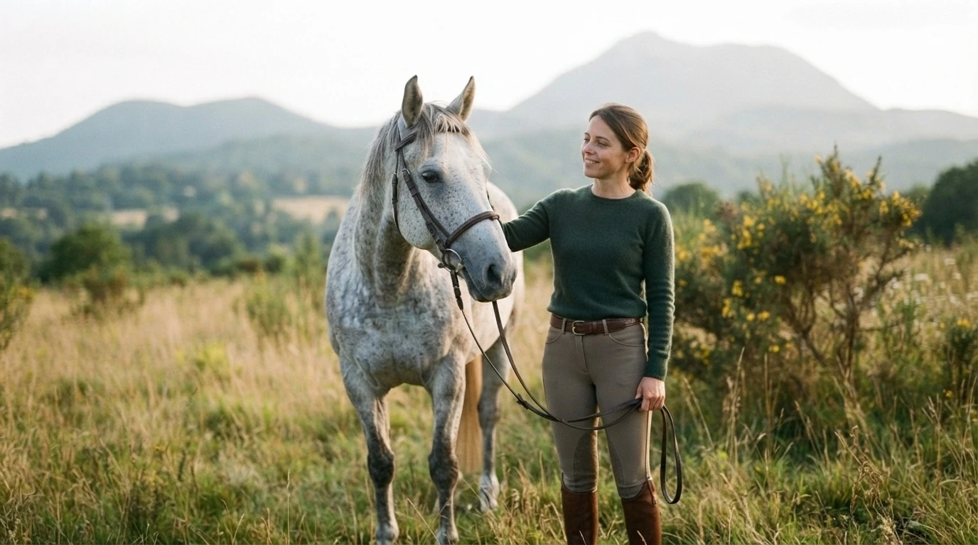 Cours d'équitation à Thionne, Allier